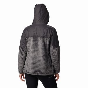 Columbia Ropa Casual Fire Side™ Sherpa Hooded Full Zip Mujer Grises Oscuro (650TPJUEH)